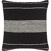 Ontario 18 inch Black/Cream Pillow Kit